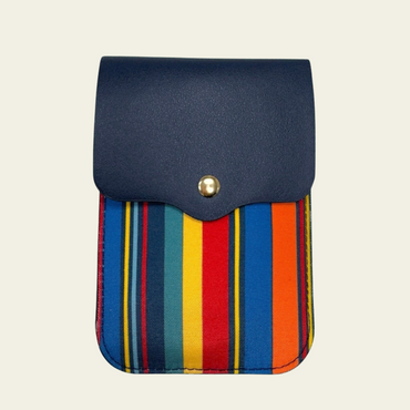 Touchscreen  Phone Crossbody Navy Canvas