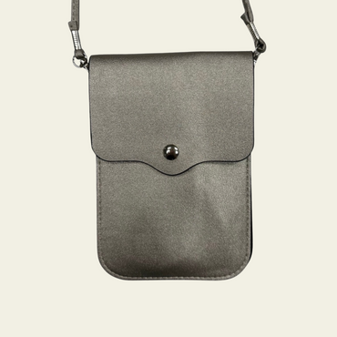 Touchscreen Phone Crossbody Pewter