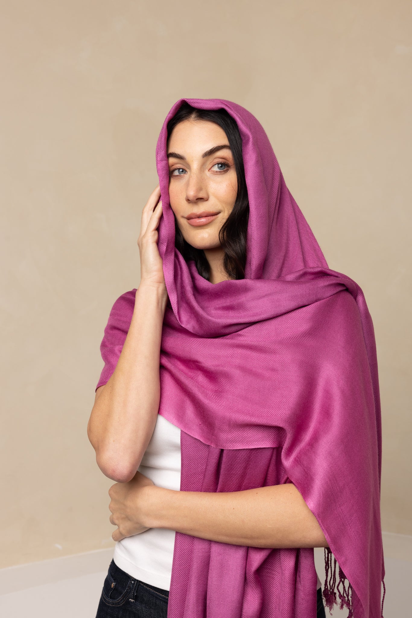 Eggplant Pashmina