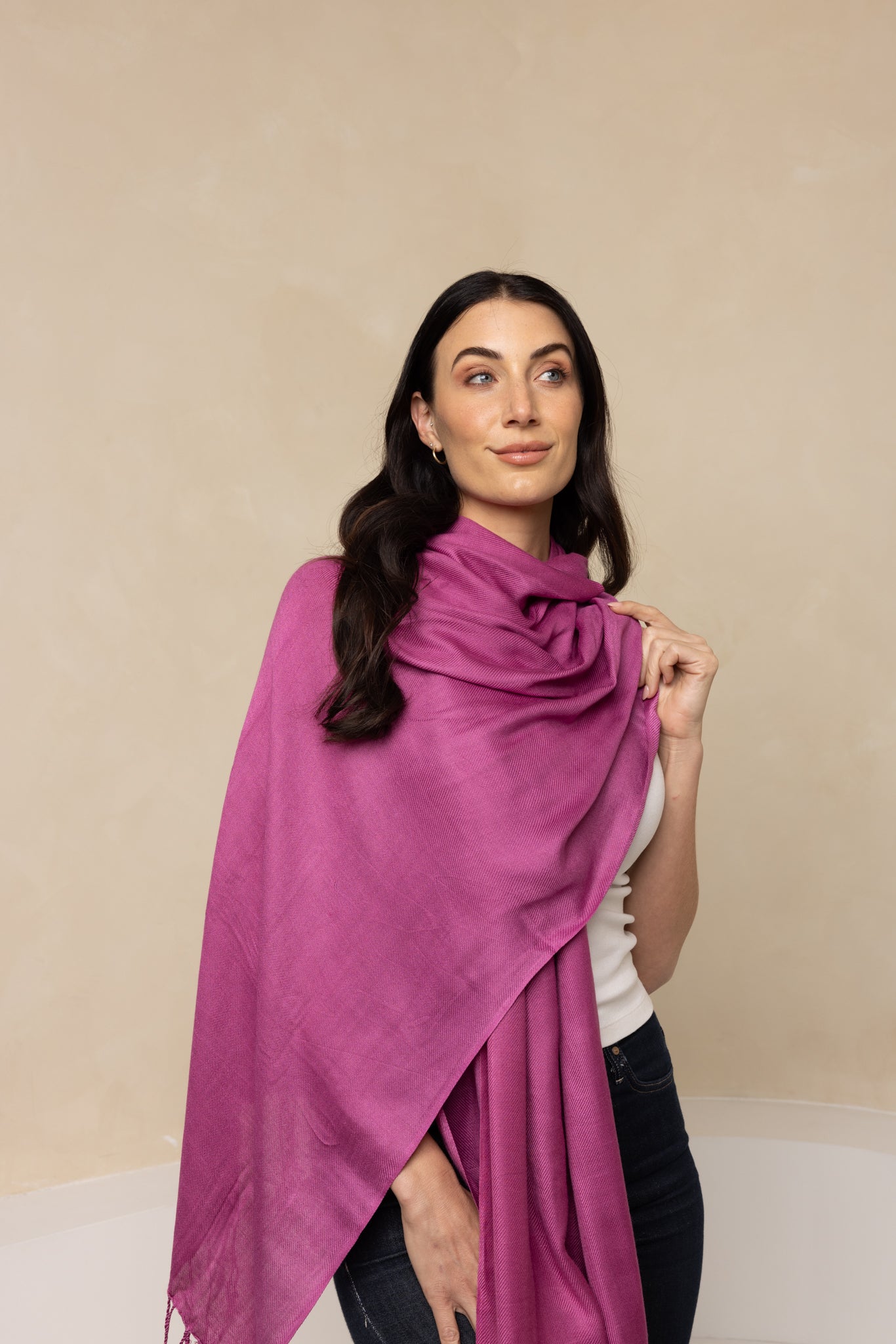 Eggplant Pashmina