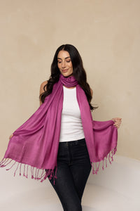 Eggplant Pashmina