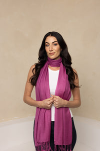 Eggplant Pashmina