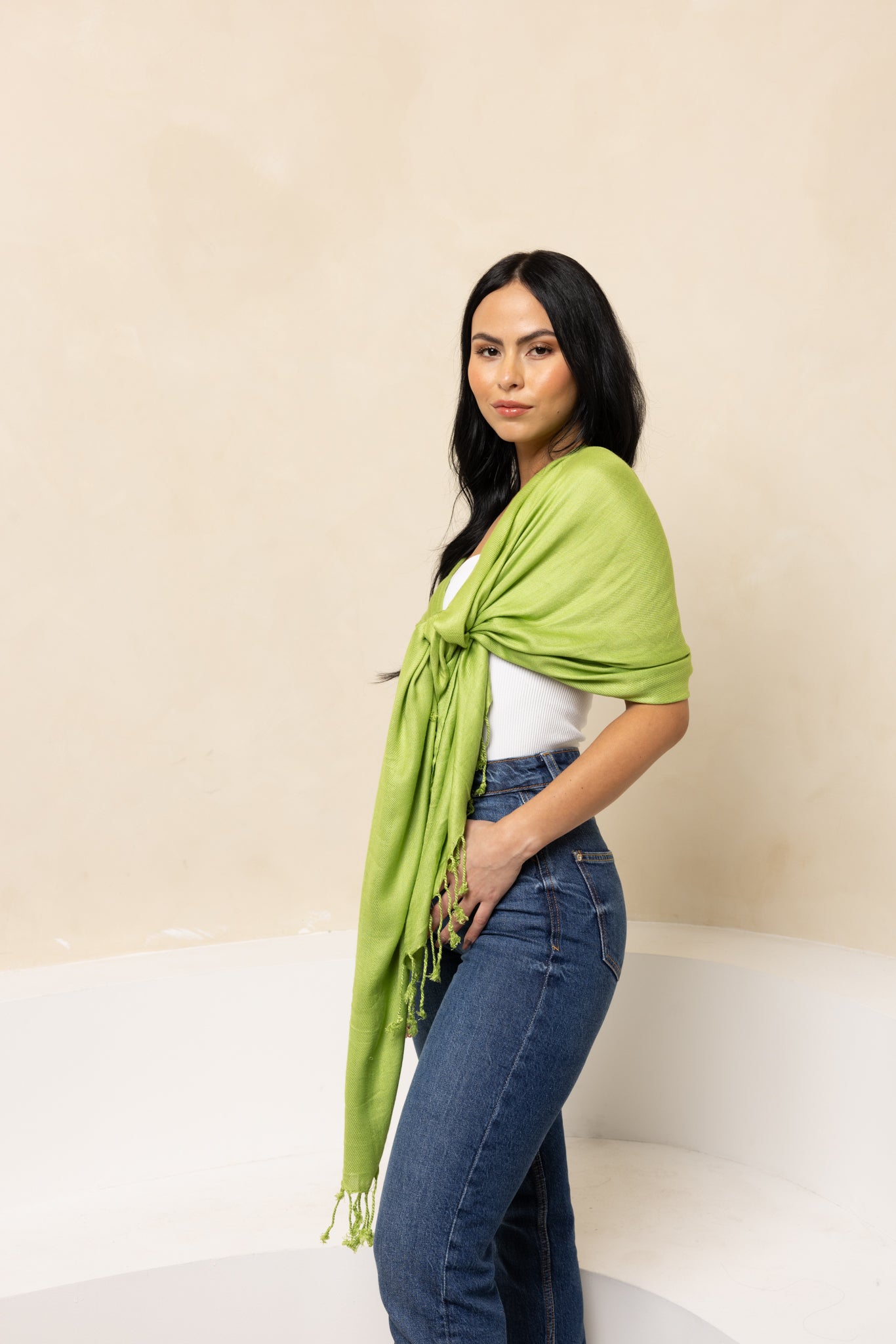 Green Pashmina