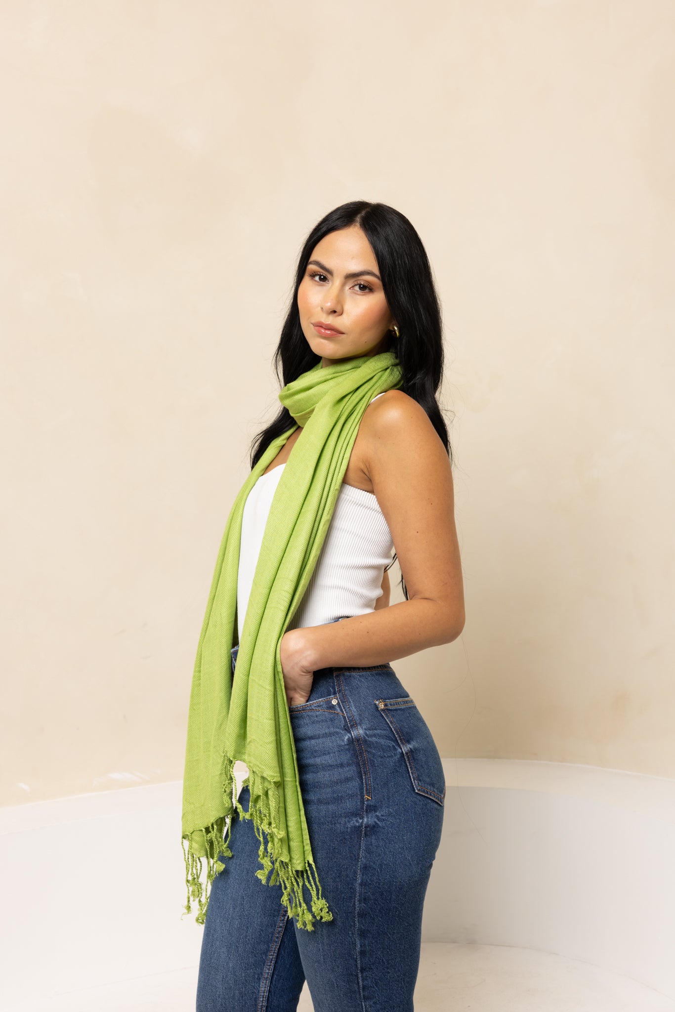 Green Pashmina