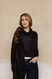 Black Pashmina