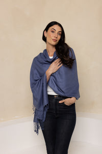 Blue Pashmina