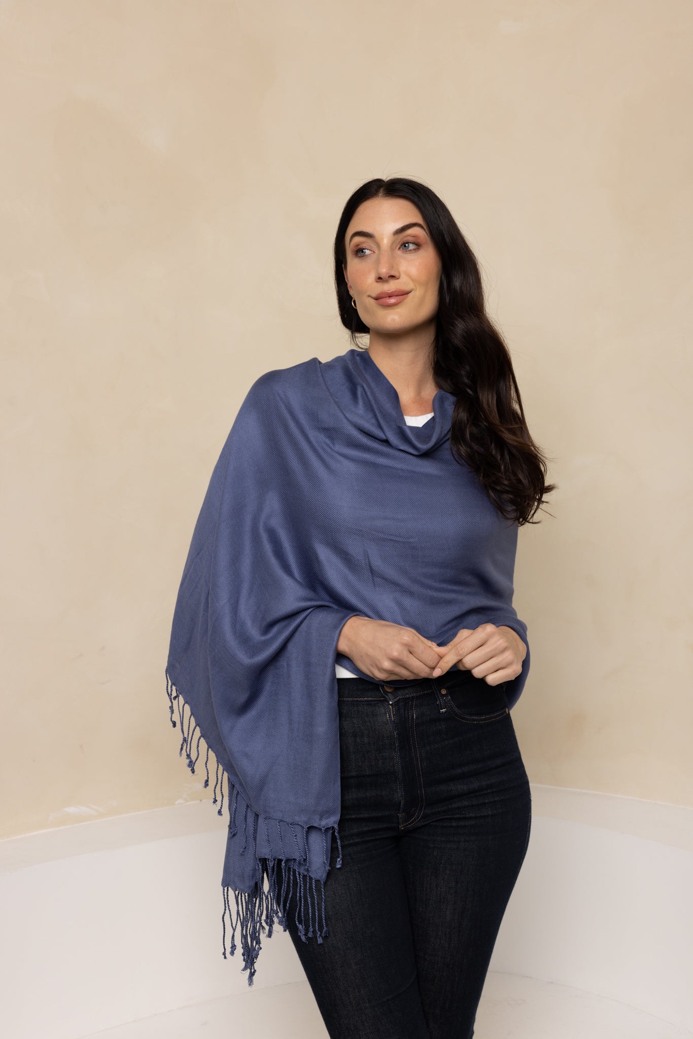 Blue Pashmina