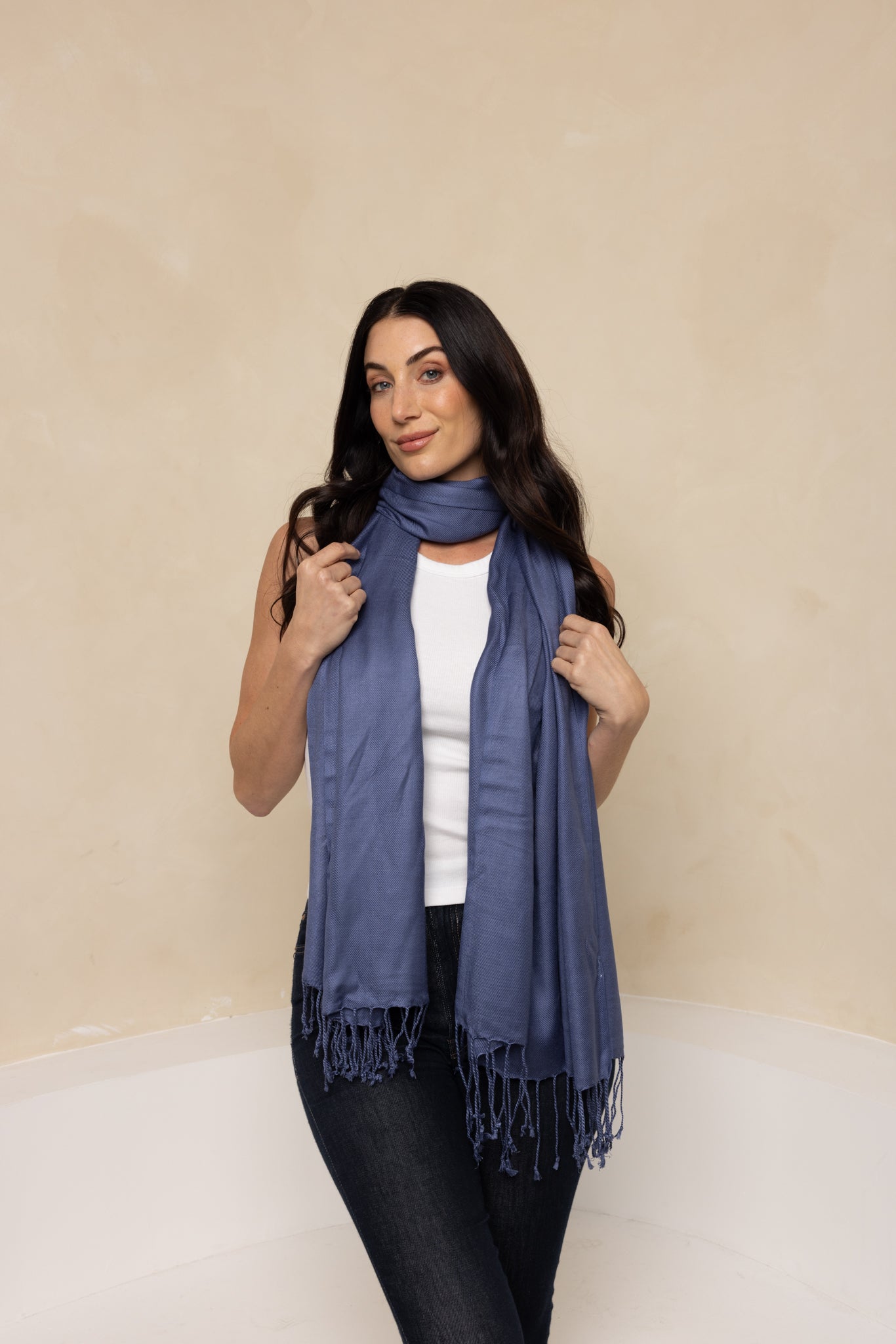 Blue Pashmina