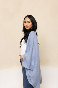 Blue Cocoon Shawl