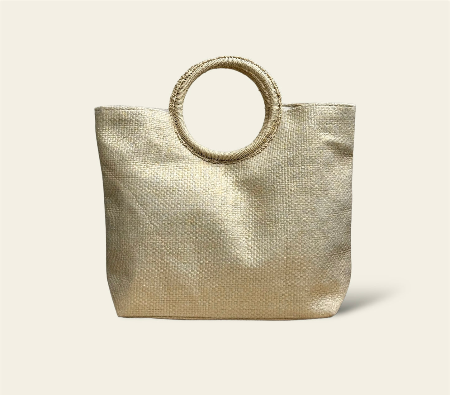 Summer Glow Round Handle Tote