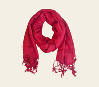 Red Pashmina