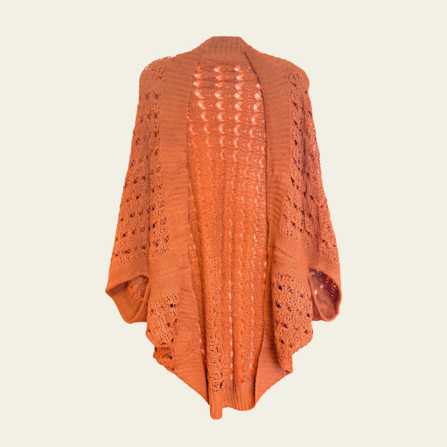 Open Weave Cocoon Shawl