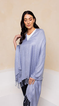 Jacquard Poncho