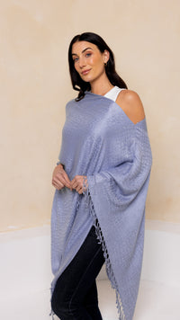 Jacquard Poncho