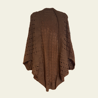 Open Weave Cocoon Shawl